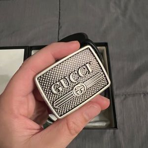Gucci Mens/Unisex Interlocking Belt Grey